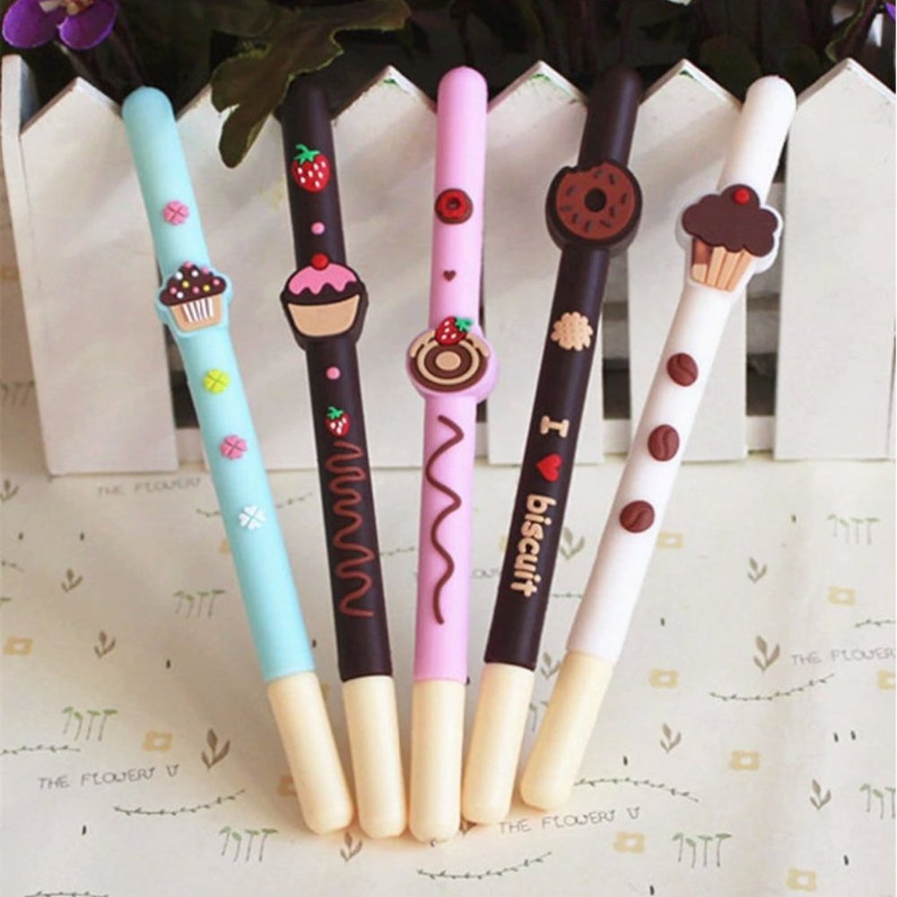 Yummy Biscuit Gel Pen - 2pcs